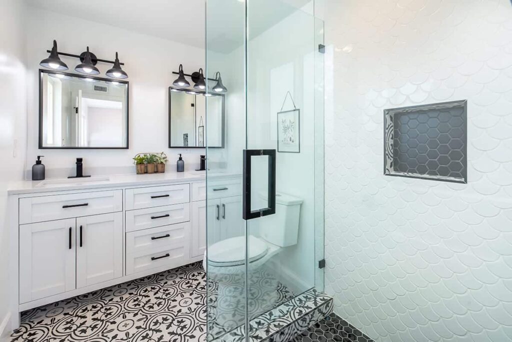 Clean bathroom in a Jacksonville home